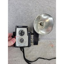 Vintage Kodak Brownie Starflex Camera with Flash - Untested