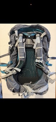 Osprey Aura AG 65L Women s Hiking Backpack X-Small Gray/Blue Hydration