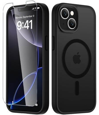 LATVIN for iPhone 14 Case & 13 Case, 14/13 6.1 inch, Black