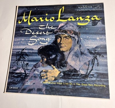 MARIO LANZA - THE DESERT SONG   LP