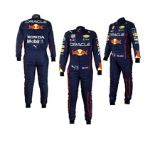 MAX REDBULL BLUE F-1 GO KART RACING SUIT - CIK FIA LEVEL 2 - ALL SIZES