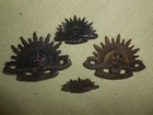 4 WWII WW2 Australian Military Forces Army Hat Badges  Insignias