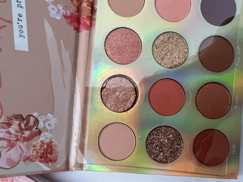 Colourpop Sweet Talk Pressed Powder Palette 12 Color New In Box ( 1 Color Damage - Image 4 of 4