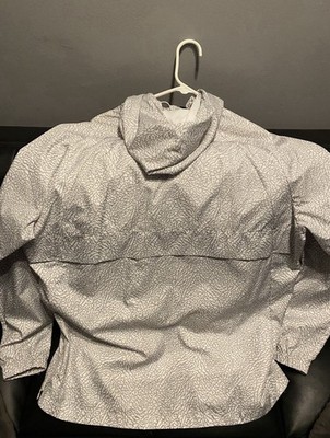 NIKE JORDAN エレファント柄 アノラック ナイロンジャケット NIKE AIR JORDAN White Cement Elephant Print Anorak Jacket | eBay