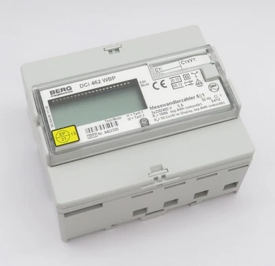BERG DCi 462 WBP Stromzähler 4-Leiter Messwandlerzähler Wirkenergie 5A mit M-BUS - Bild 1 von 4