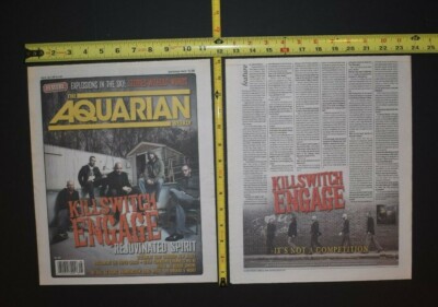 Killswitch Engage 2009 2PC  Color Cover/Interview Lot Rejuvinated Spirit