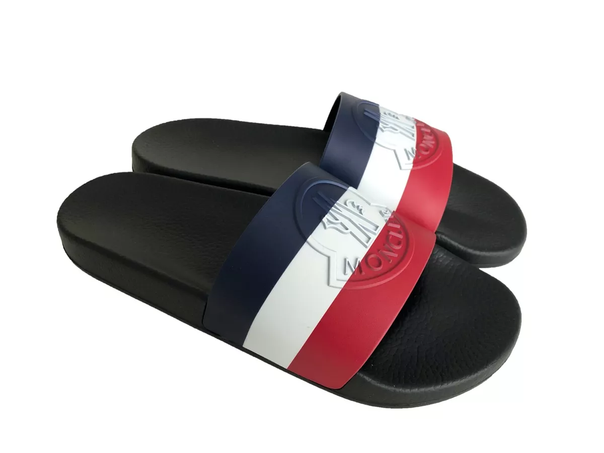 New Authentic MONCLER Mens Slippers Slides Shoes US10 EU43 UK9