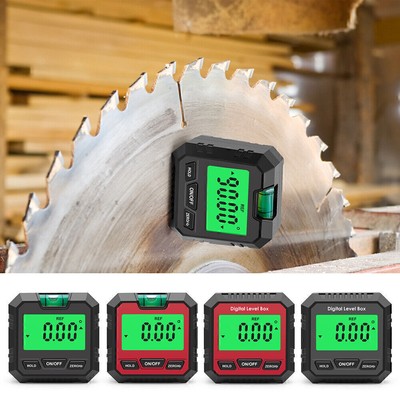 Magnetic Digital Protractor Inclinometer Level Box Angle Finder Bevel Box A
