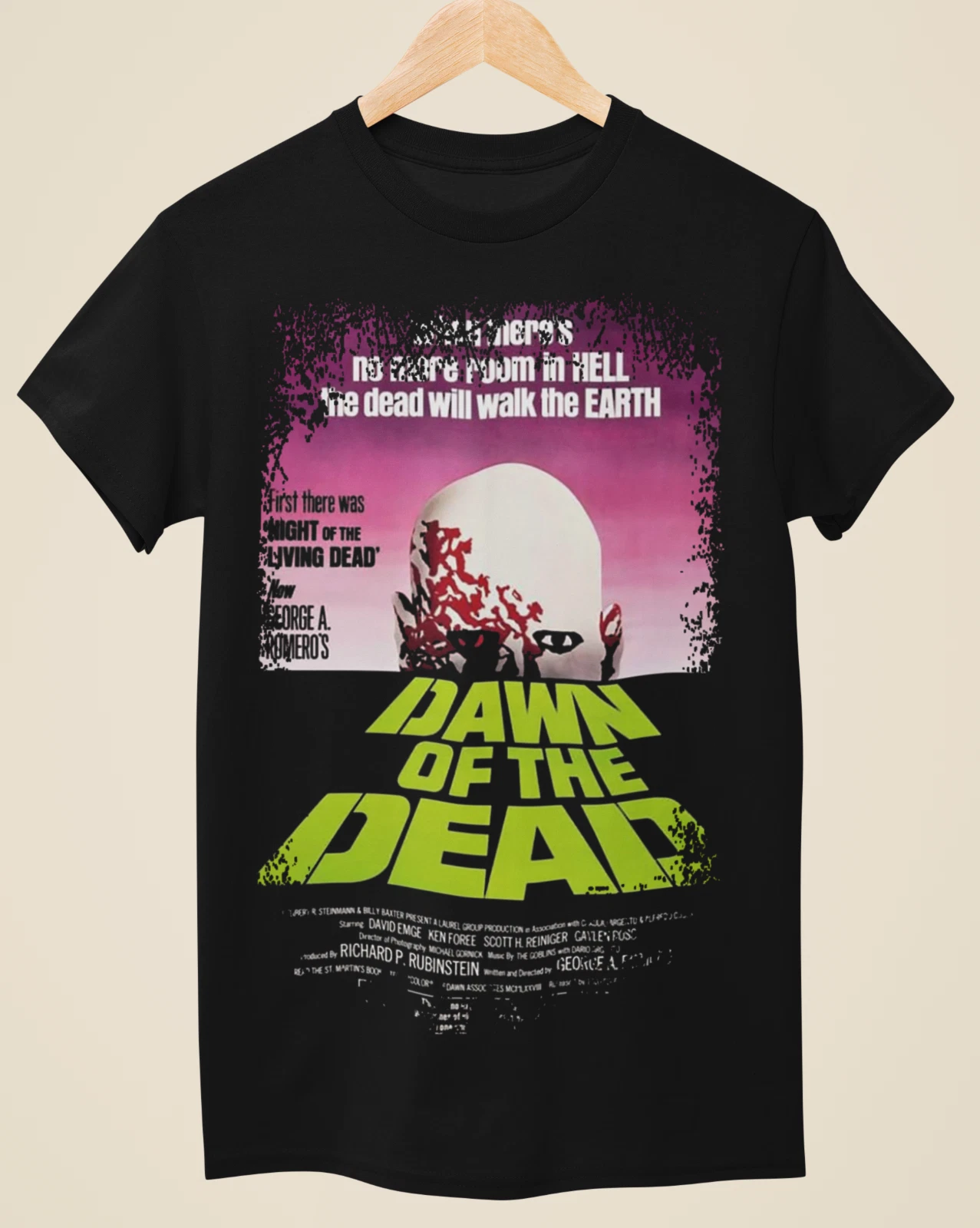 Dawn of the Dead - Movie Poster Inspired Unisex Black T-Shirt
Opens in a new window or tab