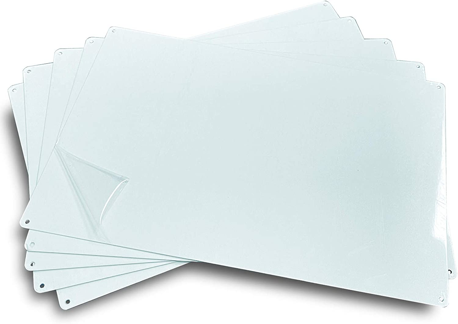 Aluminum Metal Signs Sublimation Blanks 8X12X0.026 Inch Nameplates for Heat Tran