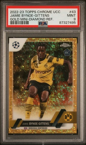 Jamie Bynoe Gittens 2022 Topps Chrome Gold Mini-Diamond /50