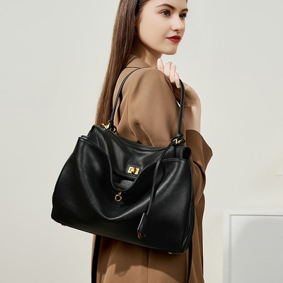 Genuine Leather Ladies Handbag Totes Bag Women Cross body Medium Shoulder Bags