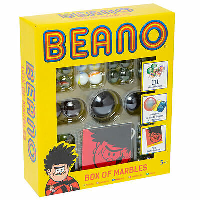 Beano Box mit Murmeln Um ein tolles traditionelles Spiel mit Murmeln und mehr zu spielen