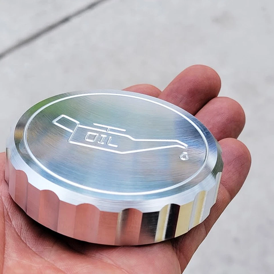 Подходит для Ford Mustang Cobra 1979-2017 годов выпуска 5.0 крышка масляная атласная - установка прессовой посадки - Изображение 2 из 2