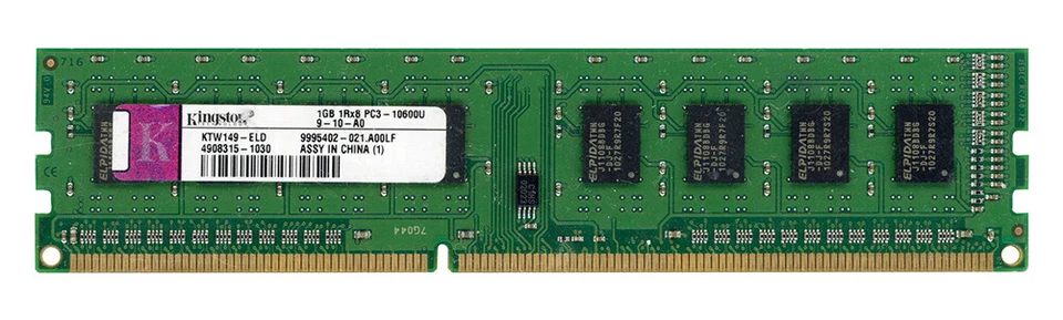 Kingston KTW149-ELD 1GB DDR3 1333MHz Desktop Storage RAM - Image 2 of 2