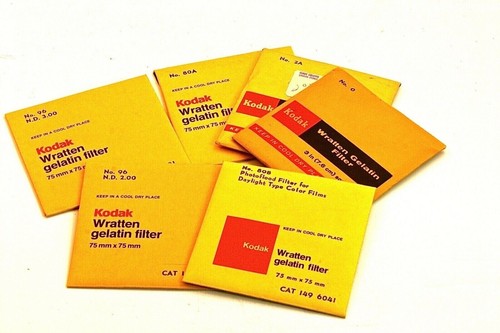 Kodak Wratten & Gelatin Filters - Sizes 3", 4", 5", 6"  - 200+ available. - Picture 2 of 8