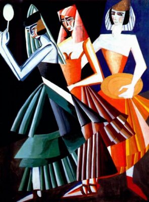 Aleksandra Ekster : Costume Design for Chamber Theatre's : Archival Art Print