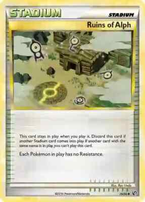 Ruins of Alph 76/90 Undaunted Uncommon Heavy Play Pokemon DNA GAMES
