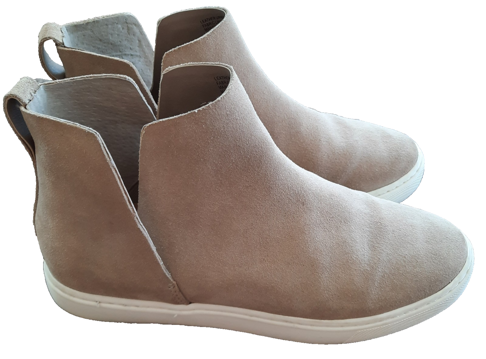 SAOLA Stivaletti slip on Birdies The Falcon in pelle scamosciata donna taglia 8 suola bianca marrone