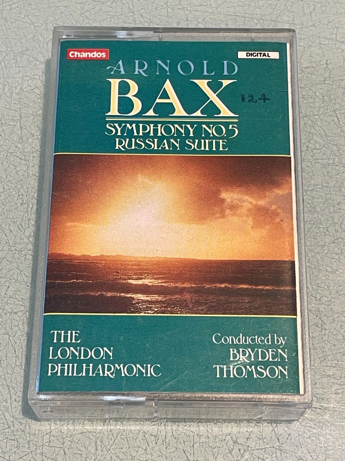 Arnold Bax - Symphony No. 5 - Russian Suite - Audio Cassette Tape Album - 1989