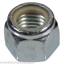 (100) 7/16-14 Steel Nylon Insert Lock Nuts / Stop Nuts 7/16x14
