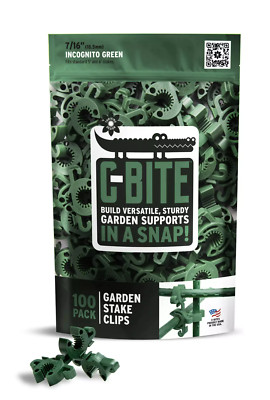 C-BITE Plant Clip Connector for Garden Stakes   Reusable Plant Support Tool