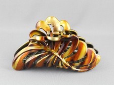 Tie Dye huge jaw clip plastic 4.75" long barrette Big Huge hair clip claw clamp