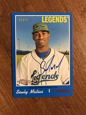 Seuly Matias 2019 Heritage Minor League Blue Real One Auto ROA-SM Legends /99