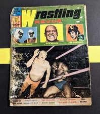 Vtg Wrestling Revue Magazine - Jan 1967 - Assassins Brower Mae Young Che Paris