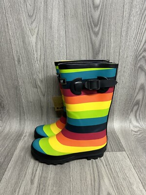 Girls Cotswold Rainbow Wellies Size UK C13 Brand New UK