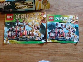 Lego Ninjago Temple Of Light 70505 Box & Manual Only