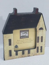 Wooden Stillwell House Picture Frame Warren Kimble 3” x 3” Photo  Farmhouse 