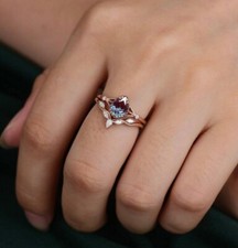 Handcrafted Alexandrite Ring - Unique Design for a One-of-a-Kind Look gift for