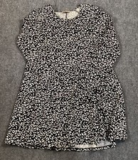 MUMU Dress Womens Medium Black White Animal Print Show Me Your Stretch