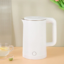 2L Electric Kettle Fast Boil Quiet Glass Kettle 360 Blue LED Boil Dry Protection