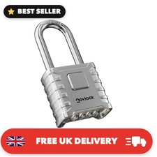 Outdoor Combination Padlock, Weatherproof, 5.9 Cm Long Shackle