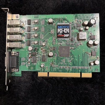 MOTU PCI-424 Audio Interface Card AudioWire PCI-x Expansion U265971