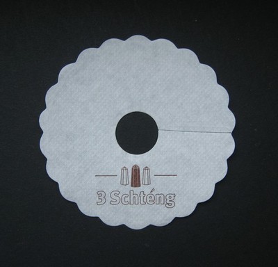 3 SCHTENG PILSDECKCHEN Bierdeckel Coaster Beer Bier Belgien NEU SELTEN Sie biete