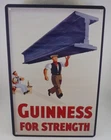 Guinness For Strength Tin Sign Vintage Style Beer Bar Man Cave Wall Decor