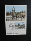 art painting Bernard Buffet bridge maximum card France 1978