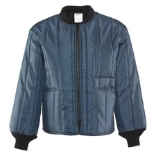 REFRIGIWEAR 0925RNAVLAR Insulated Jacket,Unisex,L,Navy,24" L 487P31