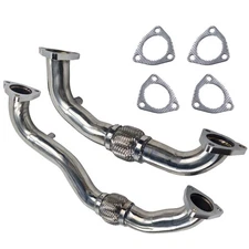 Heavy Duty Up Pipes with Gaskets For 2008-2010 Ford 6.4L Powerstroke Diesel