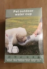 Pet Water Cup Outdoor Portable Water Bottle Grey