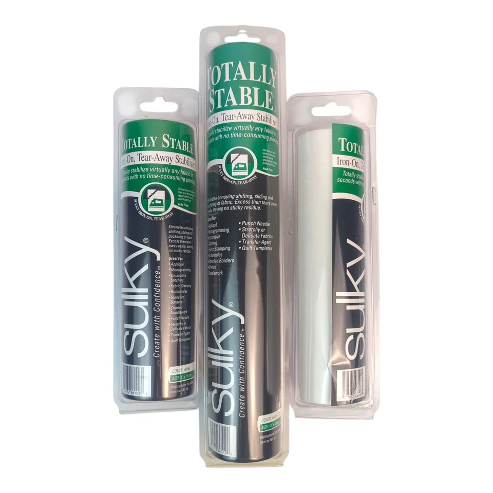 Sulky Stabilizer 批量 10 卷 | 完全稳定,超级溶解,容易撕裂,更多! — 第 2/4 张图片