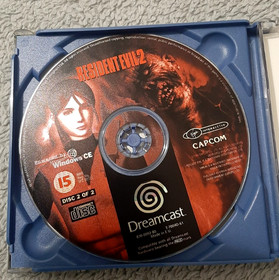 RESIDENT EVIL 2- Sega Dreamcast (2000) PAL- Game Discs, Game Manual & Case