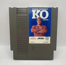 George Foremans KO Boxing Nintendo NES Video Game George Foremans KO Boxing NES