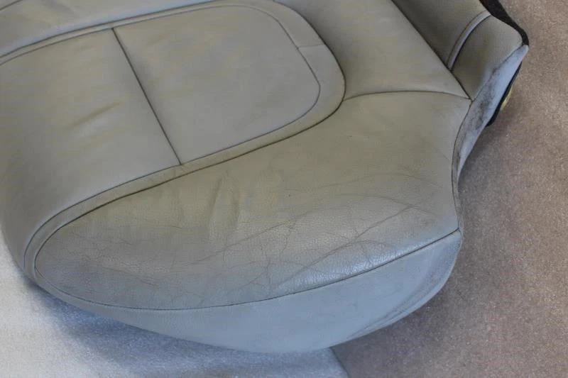 2013 2014 2015 JAGUAR XF REAR SEAT BOTTOM CUSHION GRAY LEATHER - Image 2 of 4