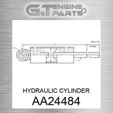 Aa24484 Hydraulic Cylinder Fits John Deere (surplus Open Box)