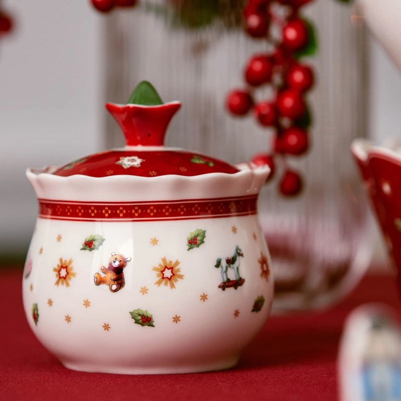Barattolo Marmellata Natale con Coperchio Villeroy & Boch Toy's Delight 260 ml, fotografia 4 di 9