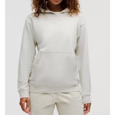 NWT Lululemon All Yours Hoodie French Terry Birch White SZ 4